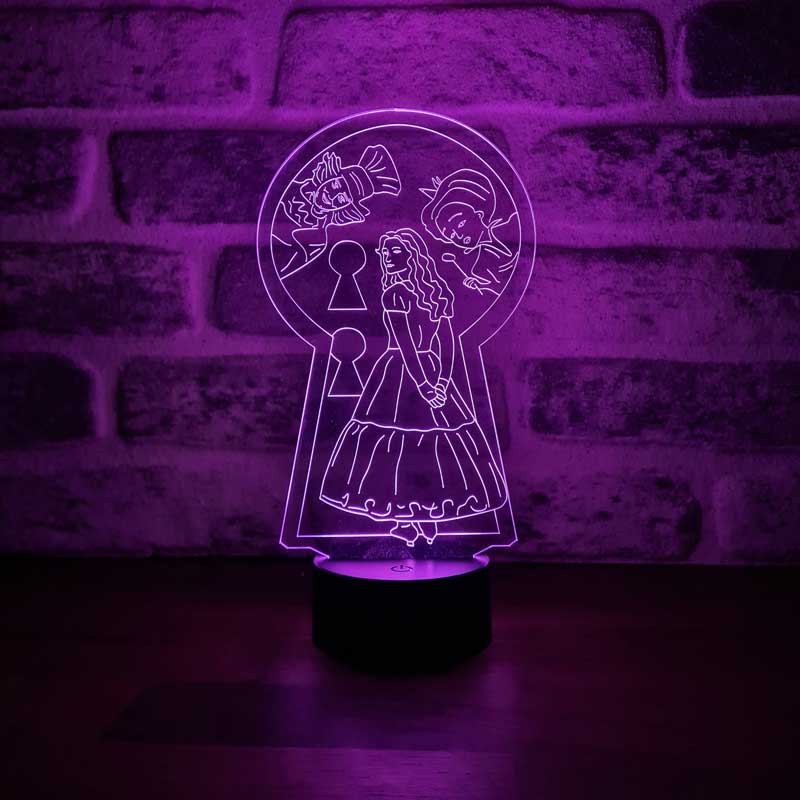 3D Alice In Wonderland Gift Lamp