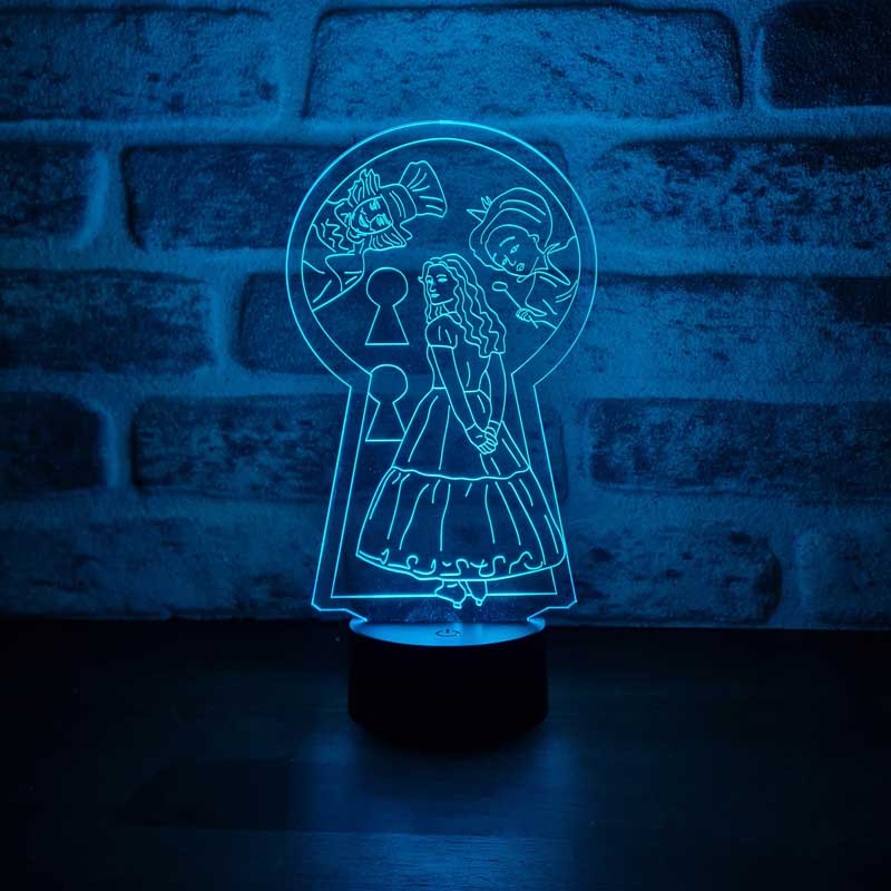 3D Alice In Wonderland Gift Lamp