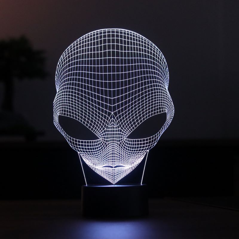 3-D Alien Lamp