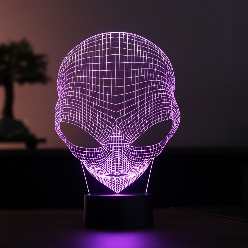 3-D Alien Lamp