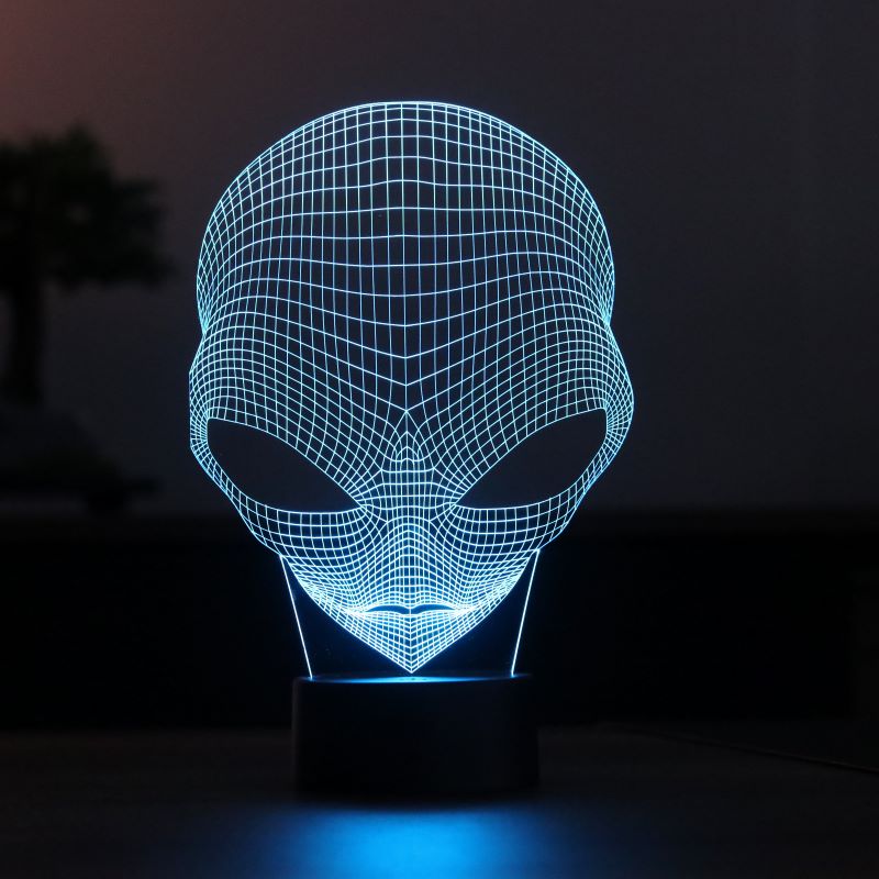 3-D Alien Lamp
