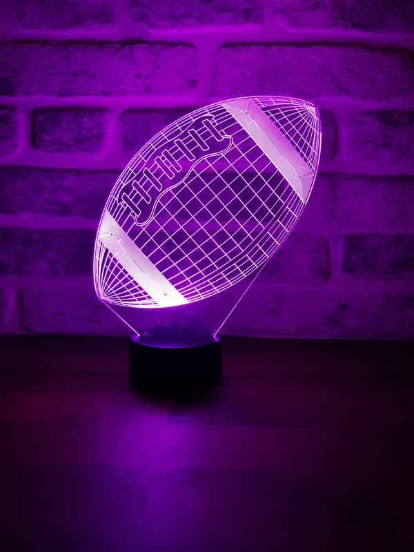 3D American Football Led Table Lamp