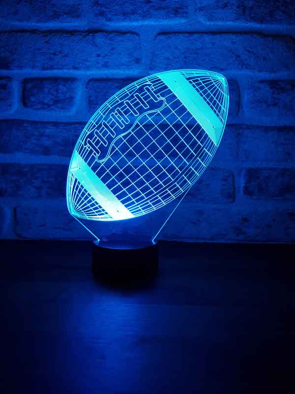 3D American Football Led Table Lamp