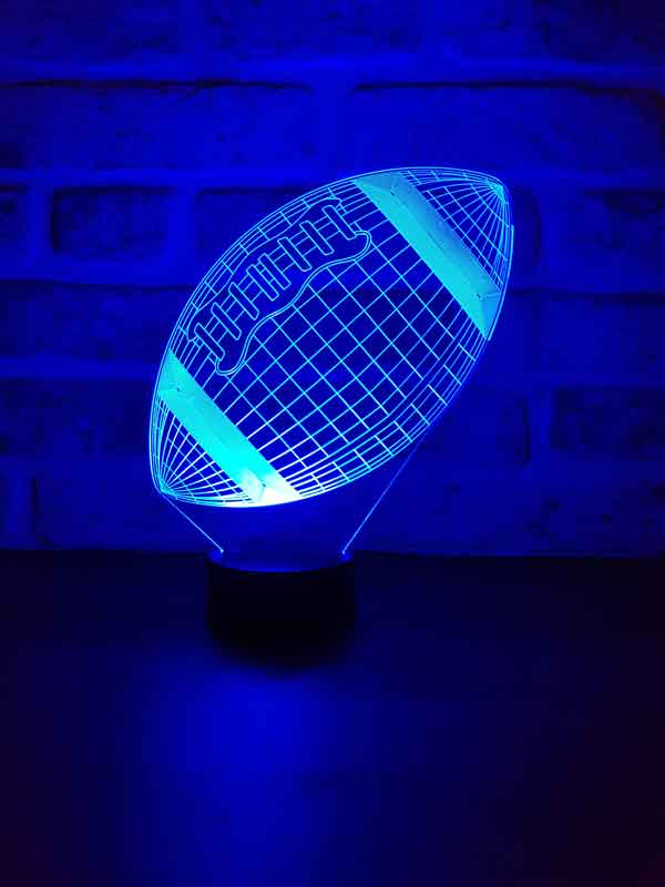 3D American Football Led Table Lamp