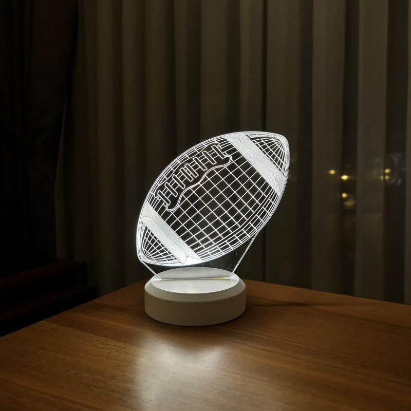 3D American Football Led Table Lamp
