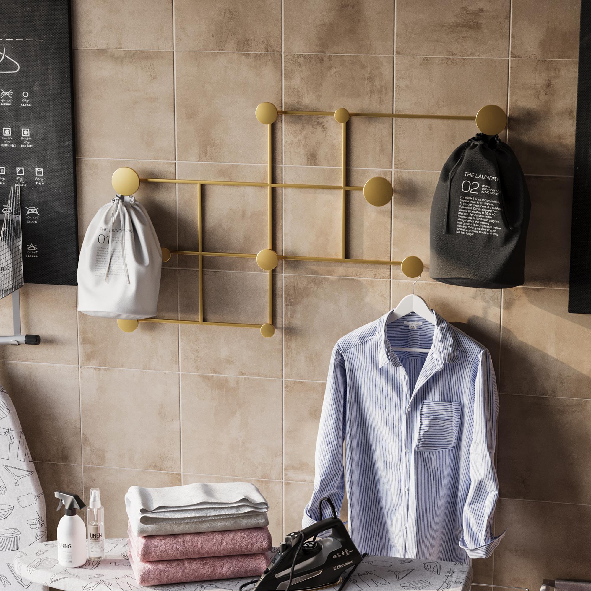 AMT-001-A Dekoratif Metal Askılık | ByLamp