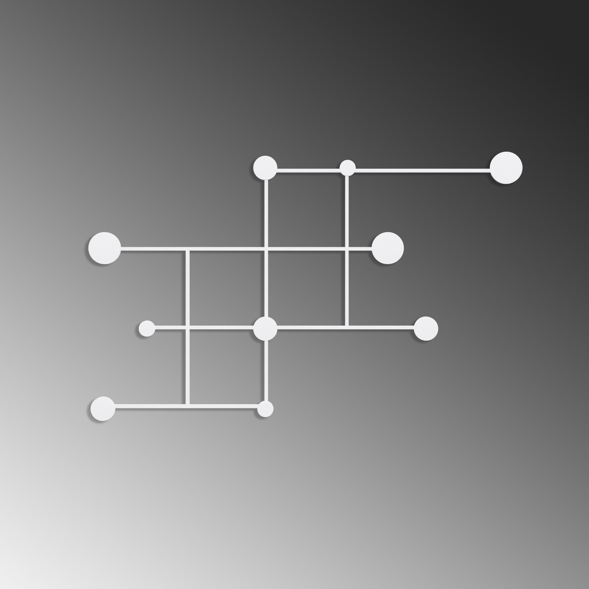 AMT-001-B Dekoratif Metal Askılık | ByLamp