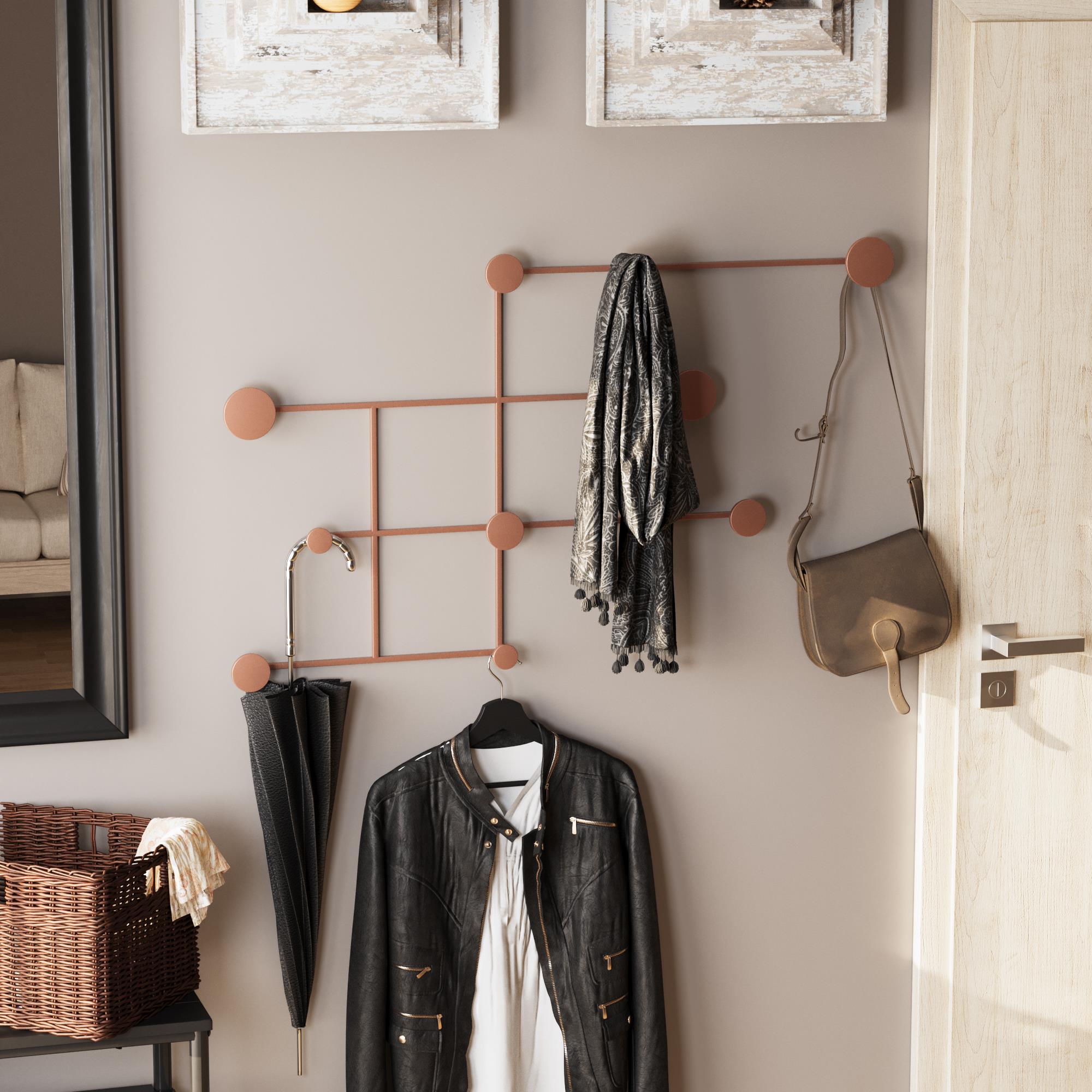 AMT-001-C Dekoratif Metal Askılık | ByLamp