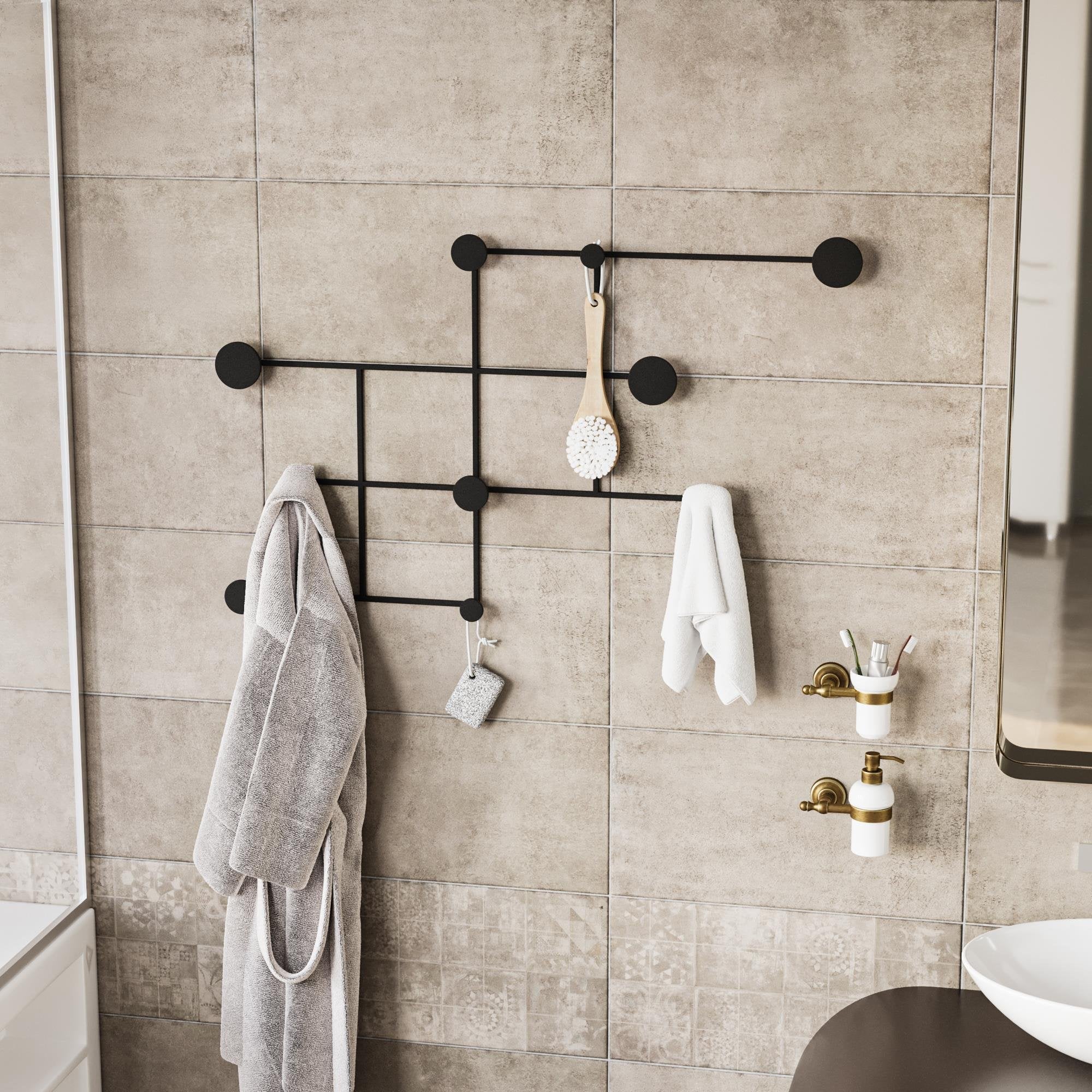 AMT-001 Dekoratif Metal Askılık | ByLamp