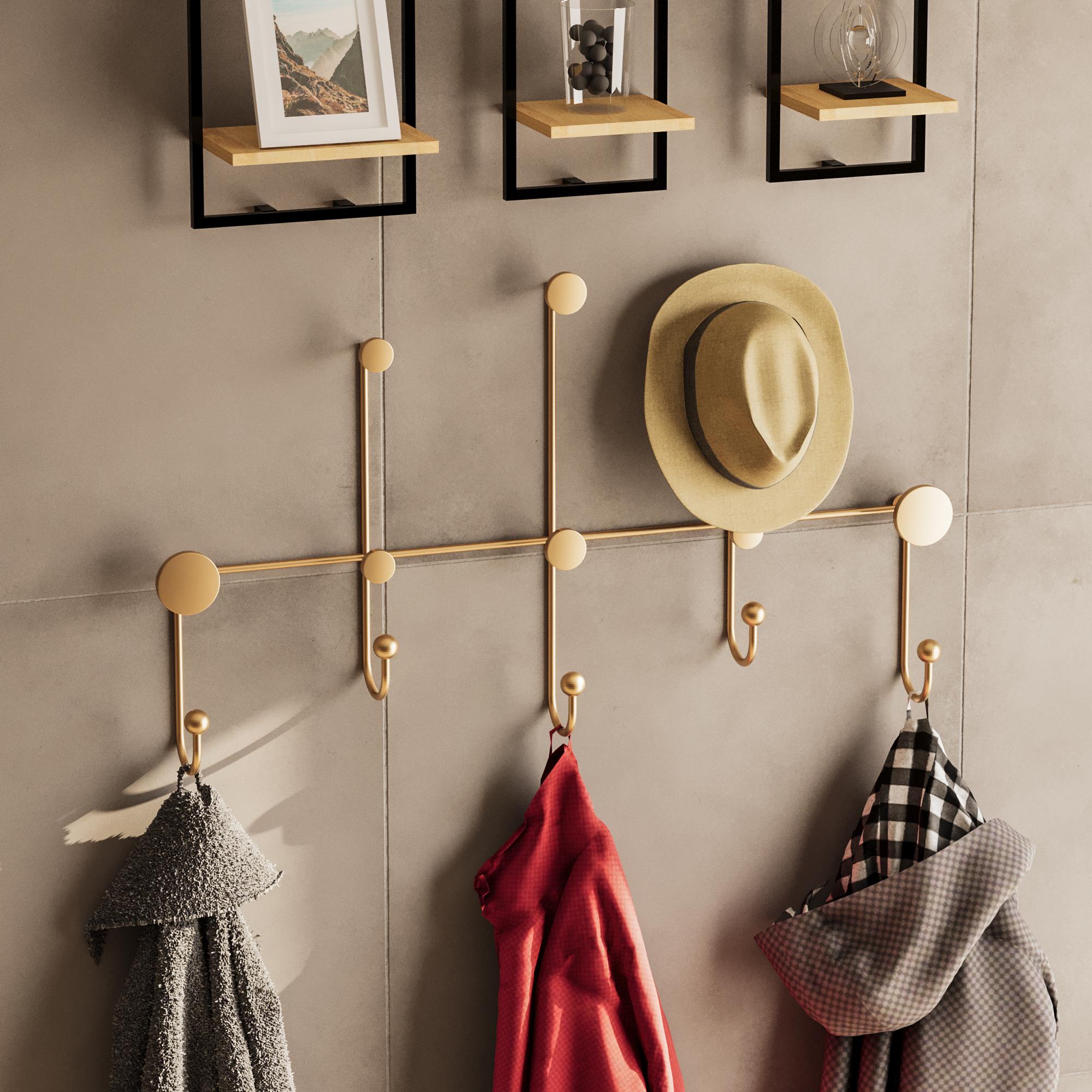 AMT-002-A Dekoratif Metal Askılık | ByLamp