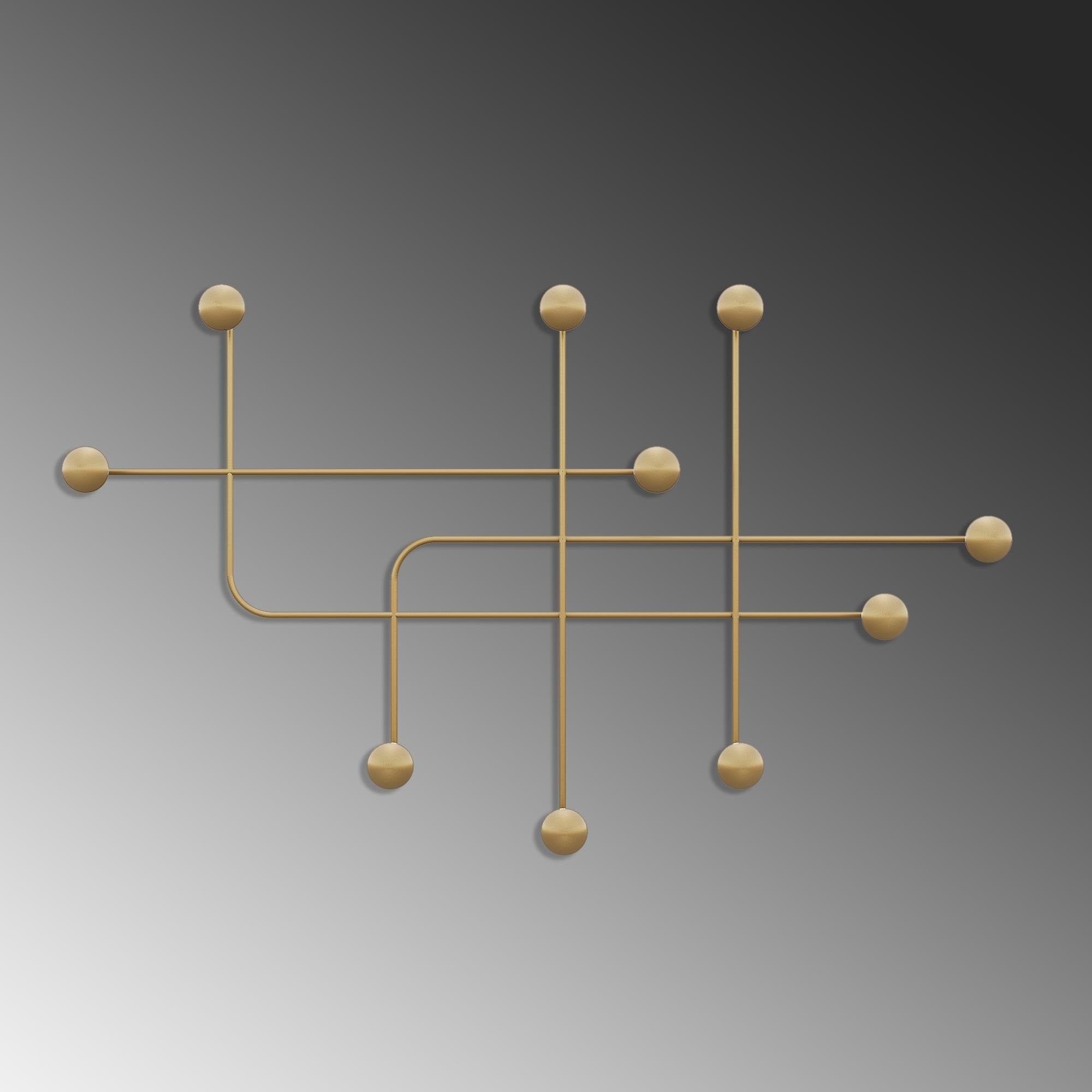 AMT-004-A Dekoratif Metal Askılık | ByLamp