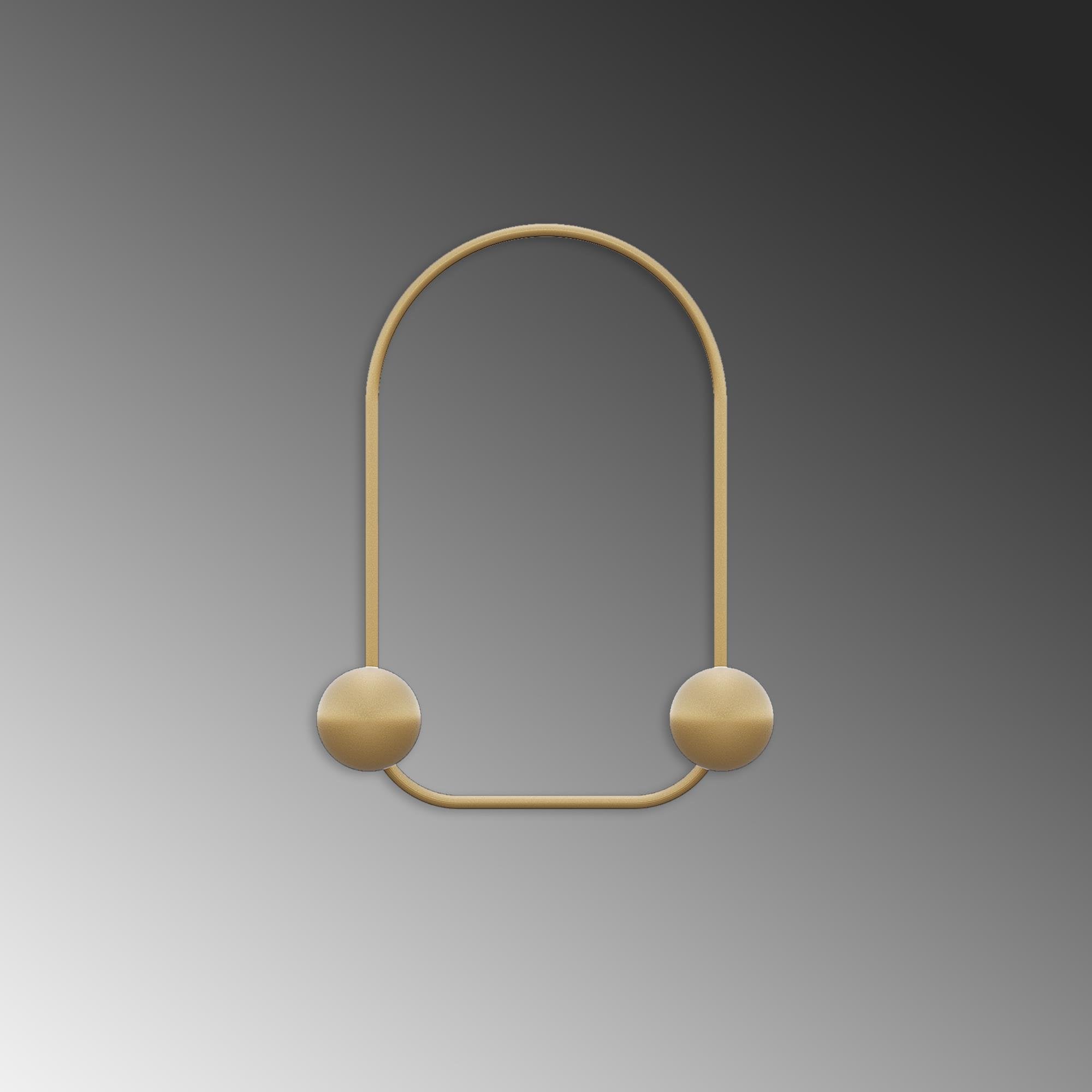 AMT-009-A Dekoratif Metal Askılık | ByLamp