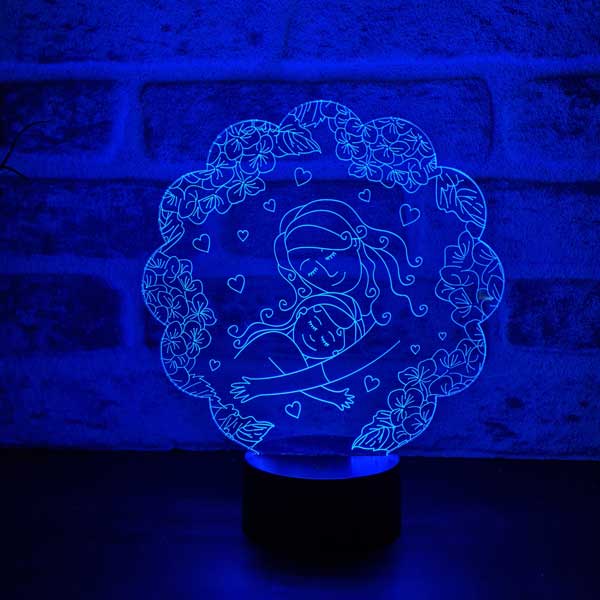 Mother and Daughter Figured Decorative Gift Led Table Lamp | BYLAMP