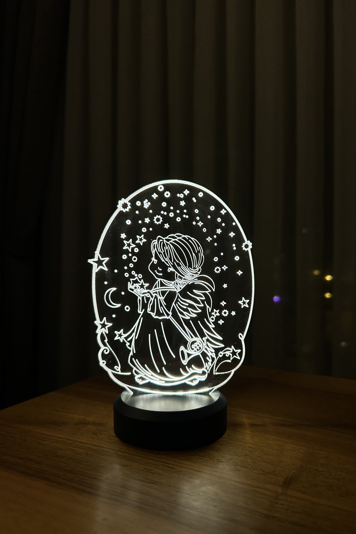 Angel and Star Figured Decorative Gift Led Table Lamp | BYLAMP