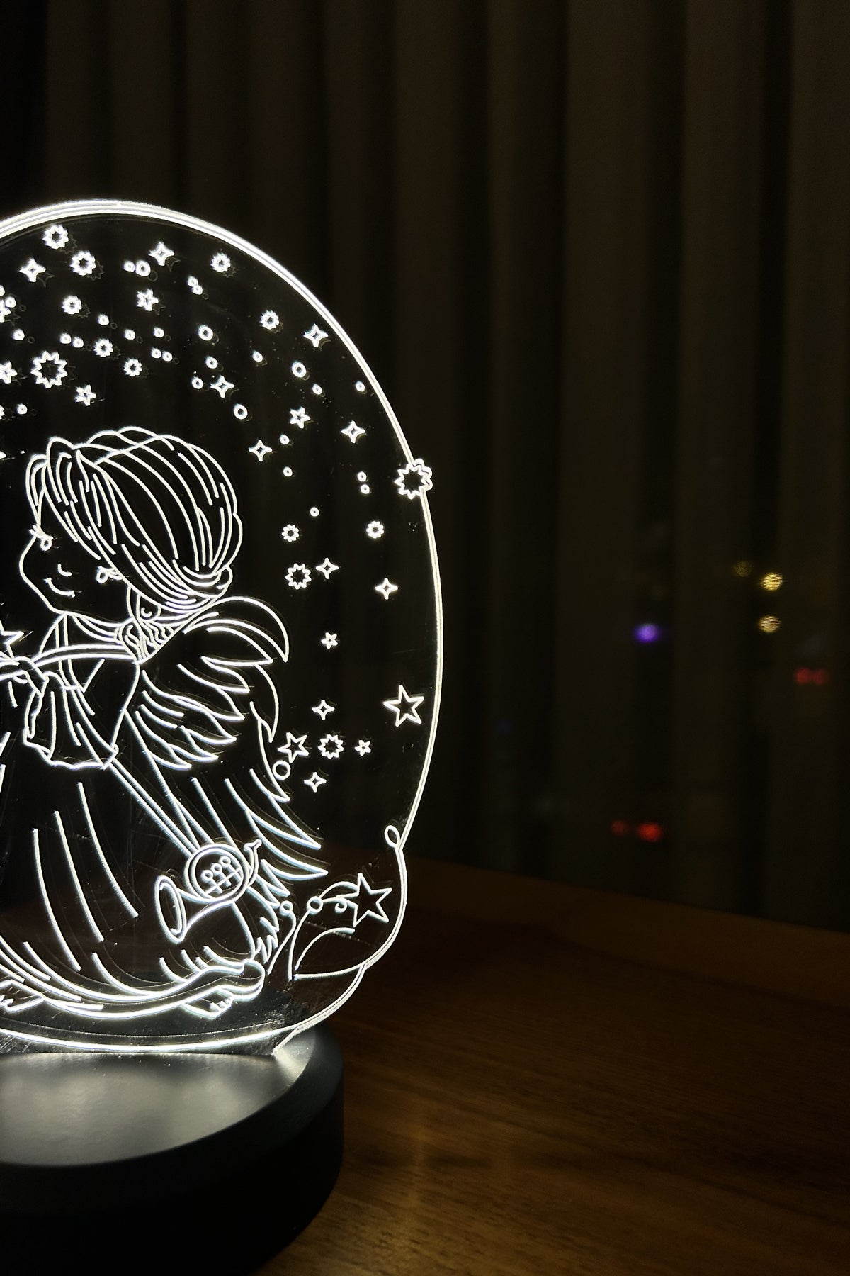 Angel and Star Figured Decorative Gift Led Table Lamp | BYLAMP