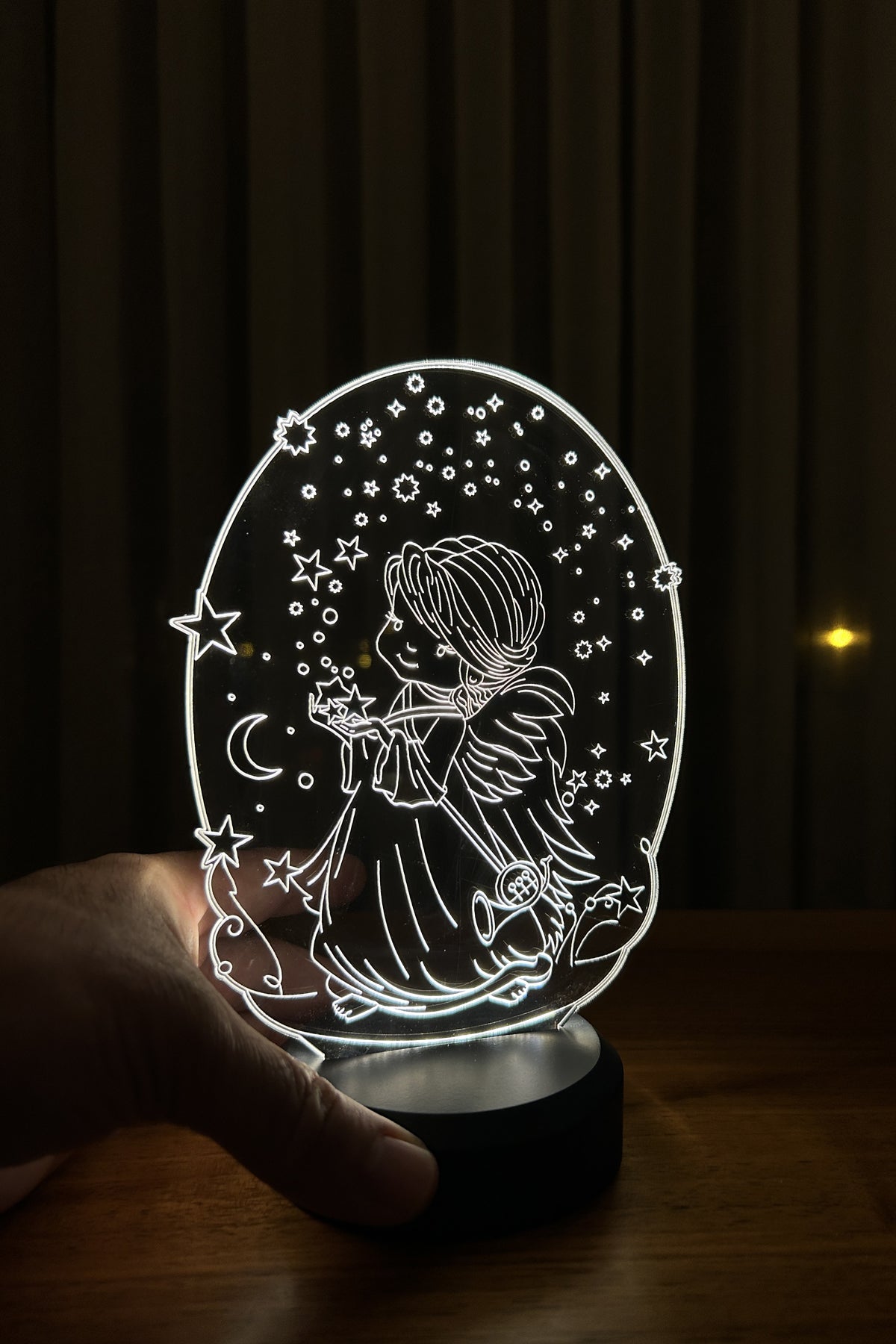 Angel and Star Figured Decorative Gift Led Table Lamp | BYLAMP