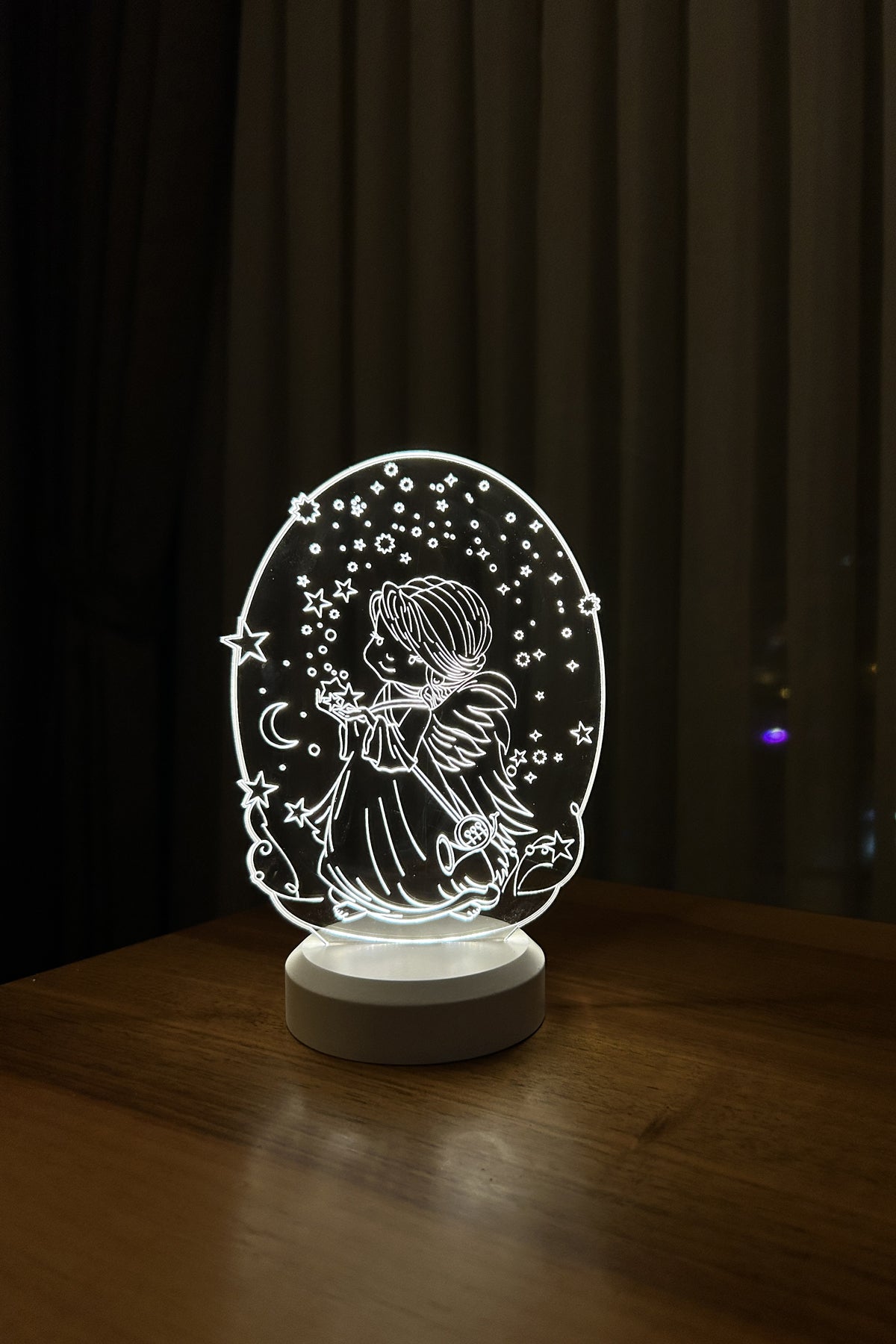 Angel and Star Figured Decorative Gift Led Table Lamp | BYLAMP