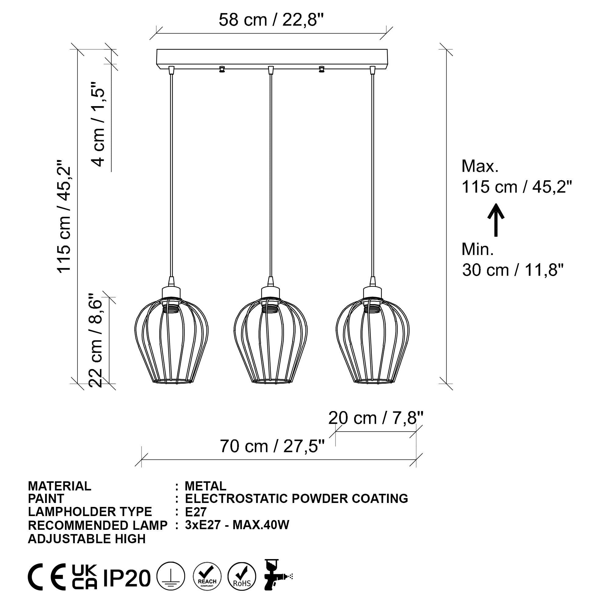 Armut 6702 Tel Sarkıt Aydınlatma | ByLamp