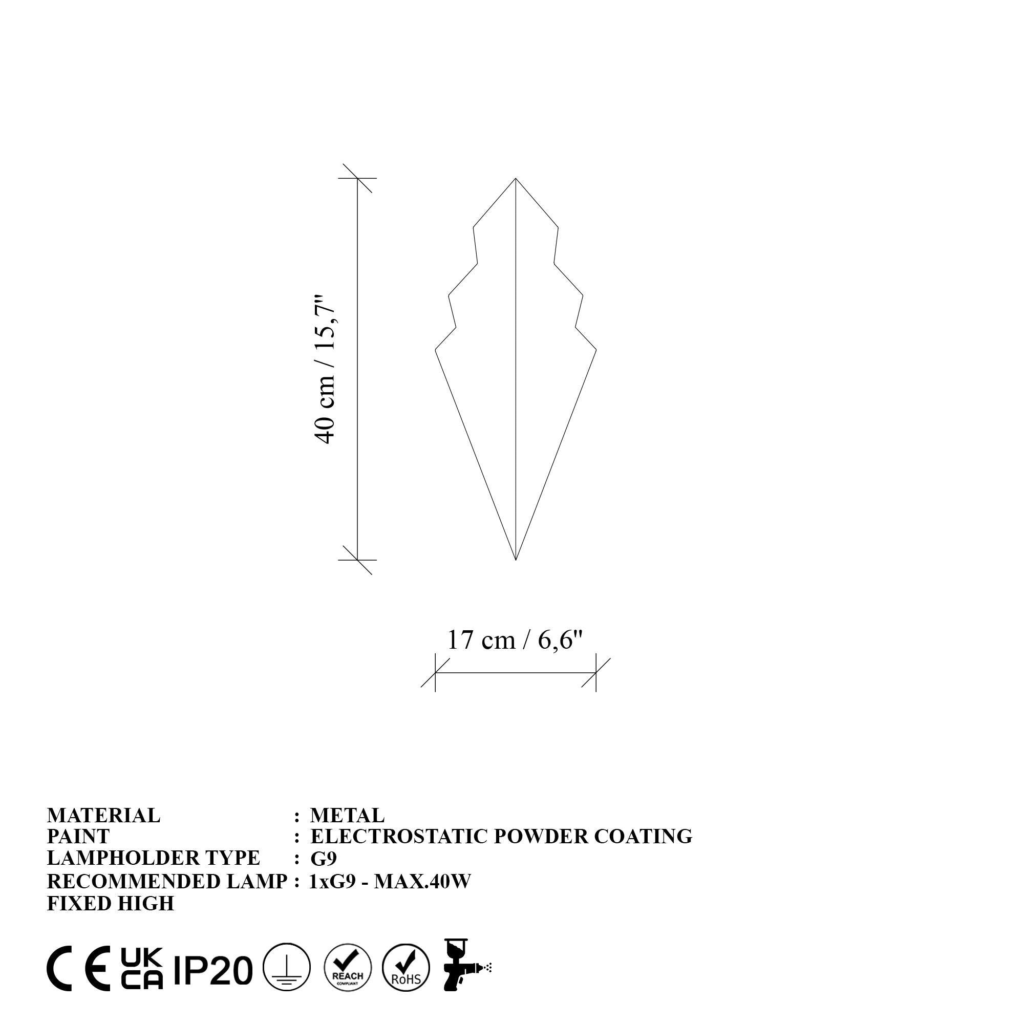 Arrow 15173 Sıvama Aplik Duvar Aydınlatma | ByLamp