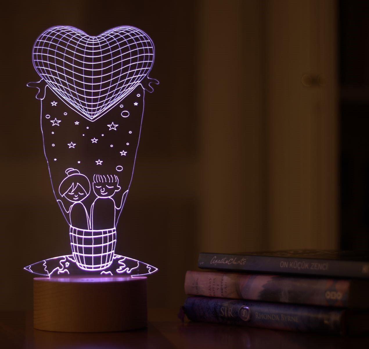 3D Love Bubble Gift Table Lamp