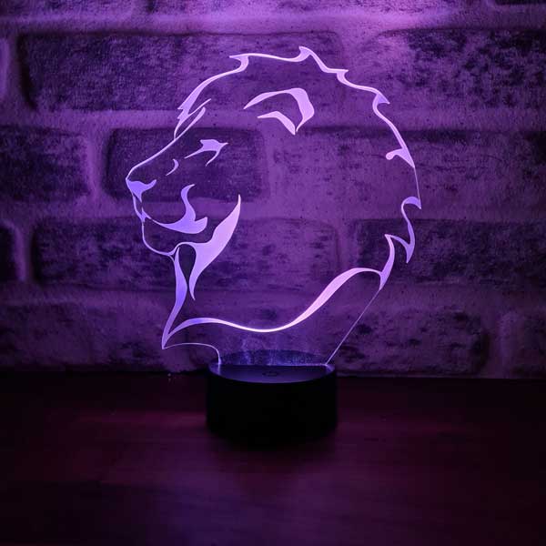 3D Lion Gift Night Light