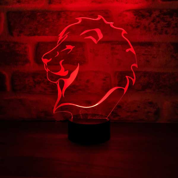 3D Lion Gift Night Light
