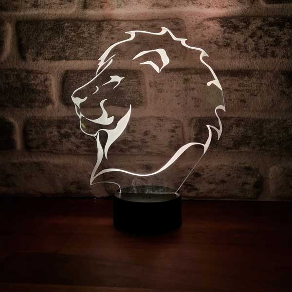 3D Lion Gift Night Light