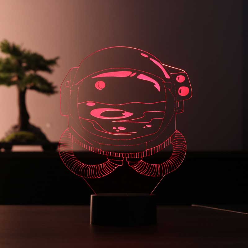 3-D astronaut LED Table Lamp