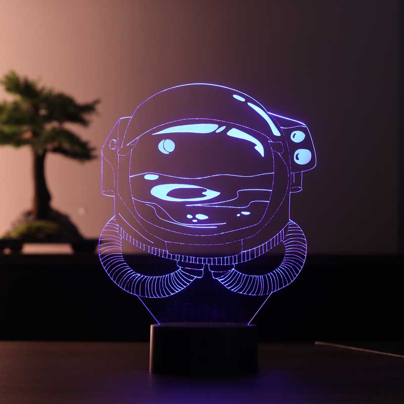 3-D astronaut LED Table Lamp