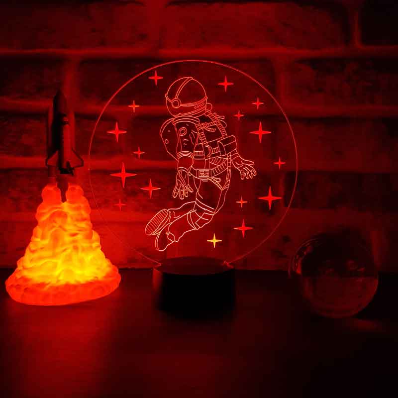 Astronaut Gift LED Lamp