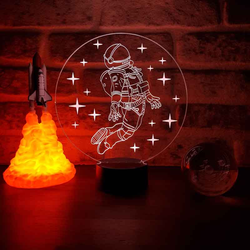 Astronaut Gift LED Lamp
