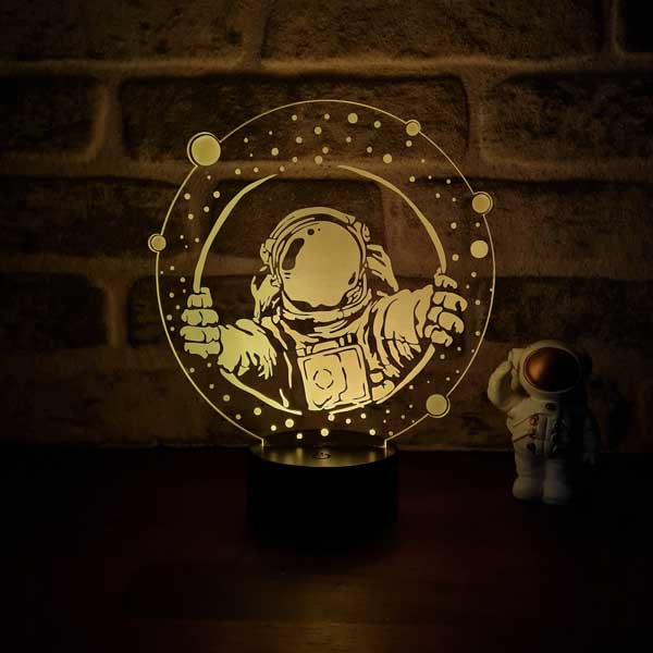 3D Astronaut Window Gift Led Lamp