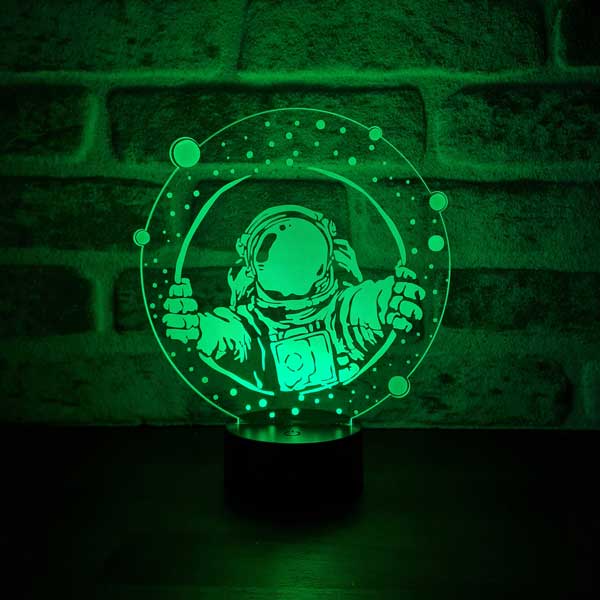 3D Astronaut Window Gift Led Lamp