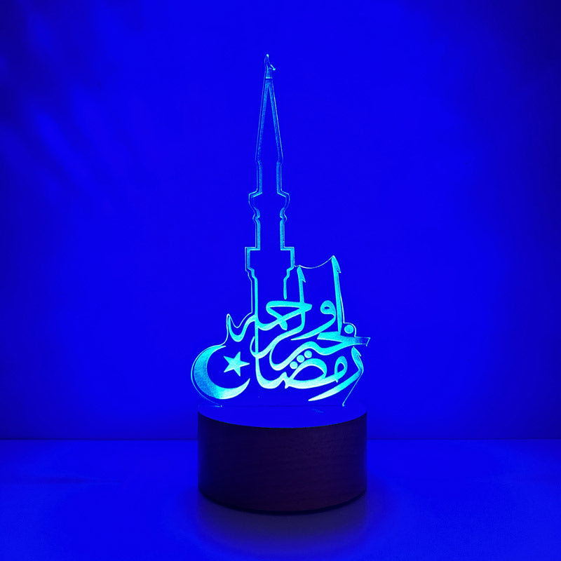 Crescent Star Minaret Figured Decorative Gift Led Table Lamp | BYLAMP