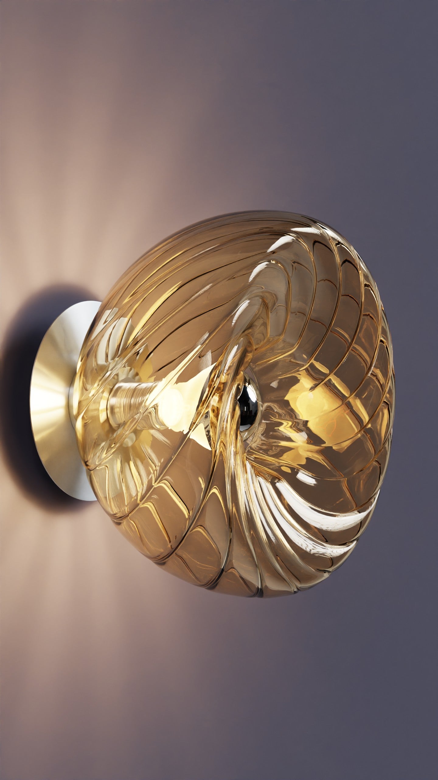 Dönence Bal Cam Aplik Duvar Aydınlatma | ByLamp