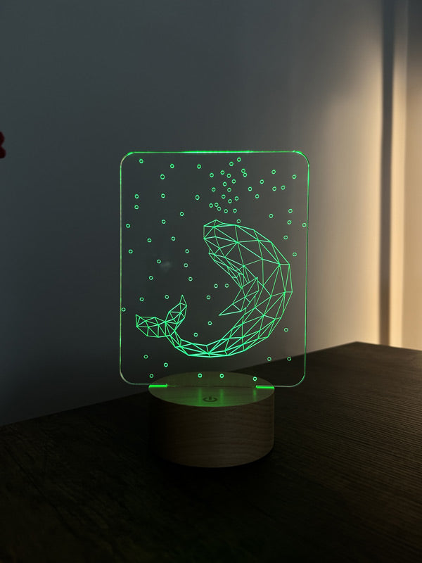 Whale Figured Decorative Gift Led Table Lamp | BYLAMP