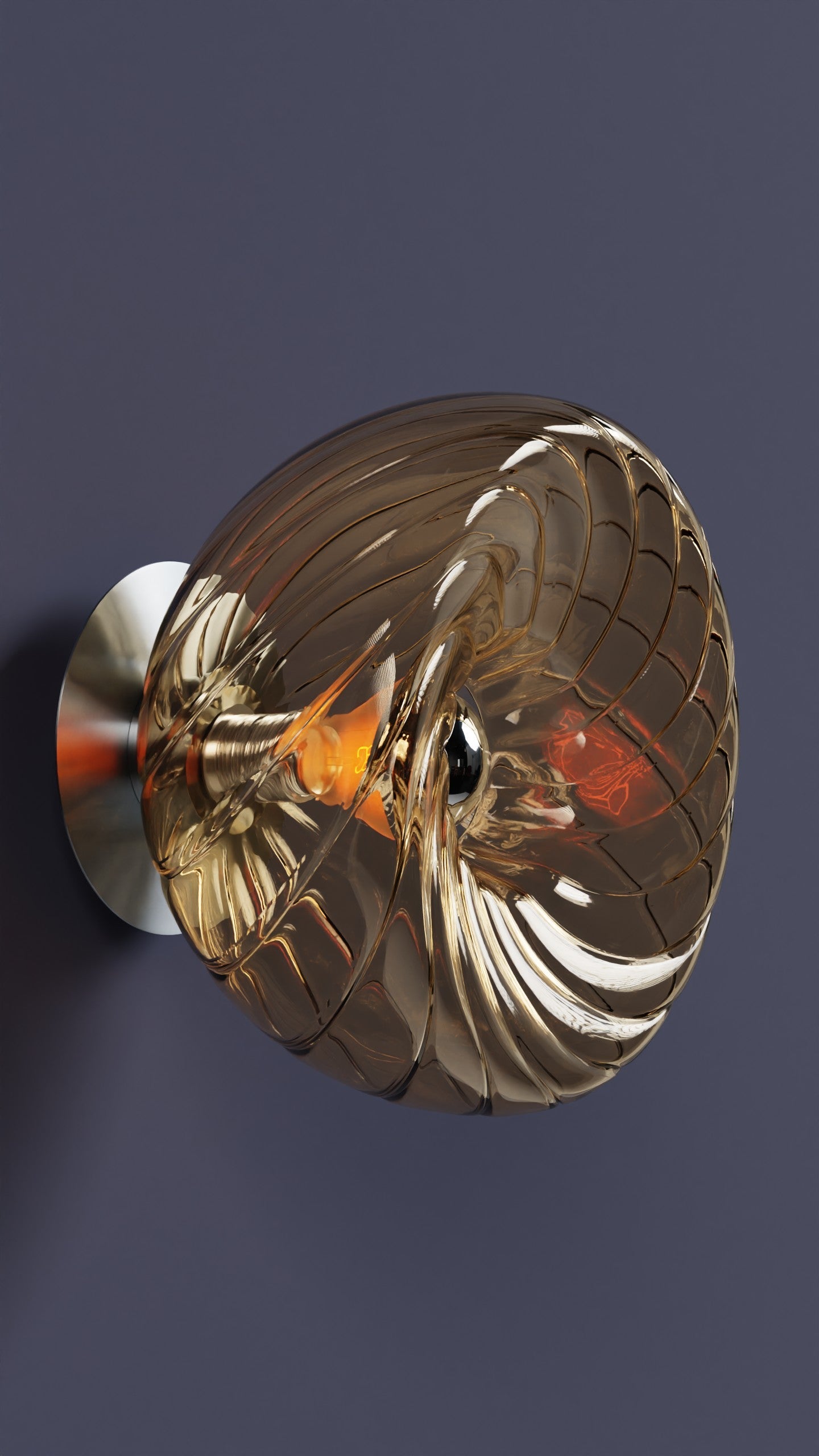 Dönence Bal Cam Aplik Duvar Aydınlatma | ByLamp