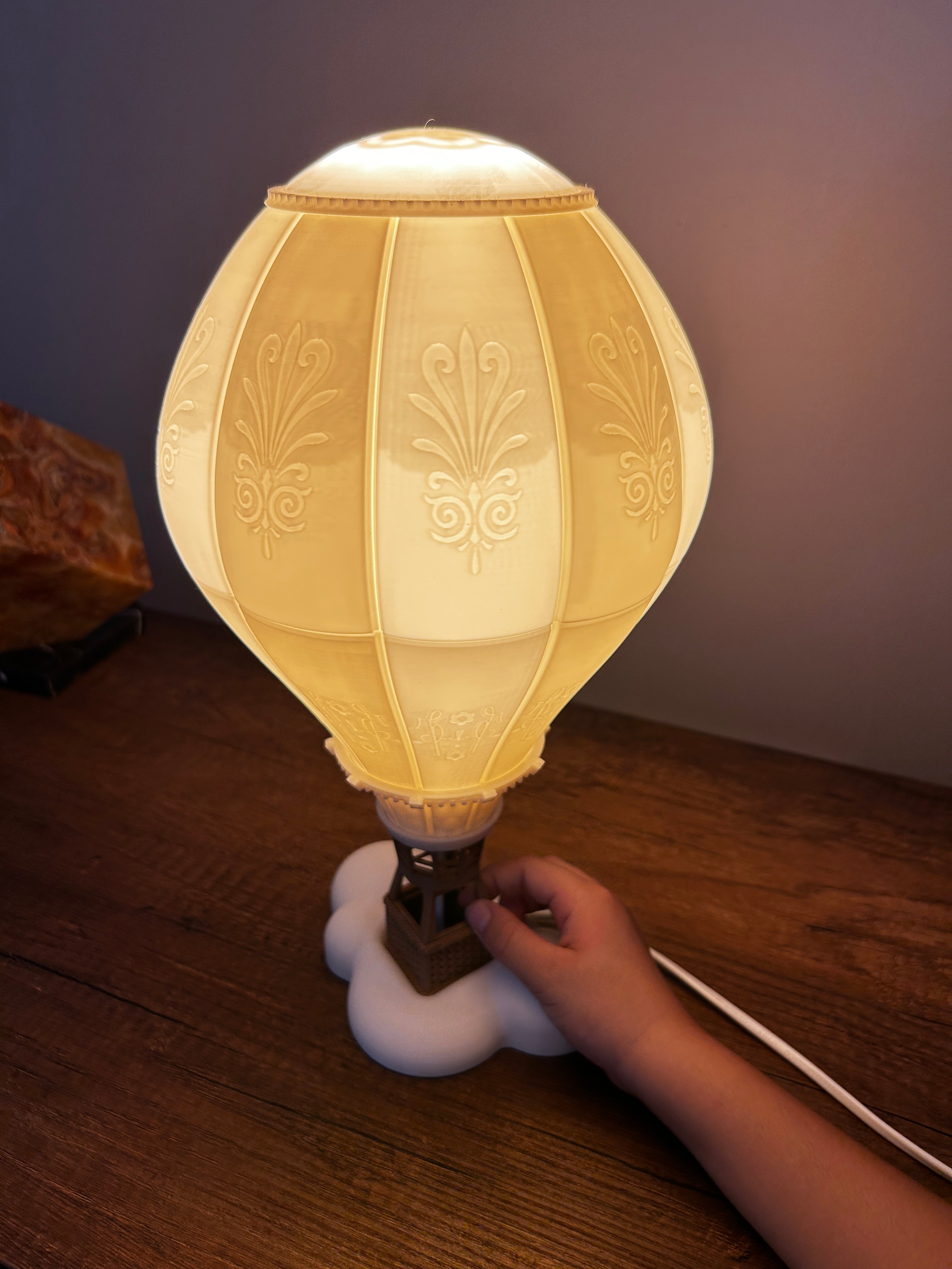 Klasik Desenli Balon Figürlü Masa Lambası | ByLamp