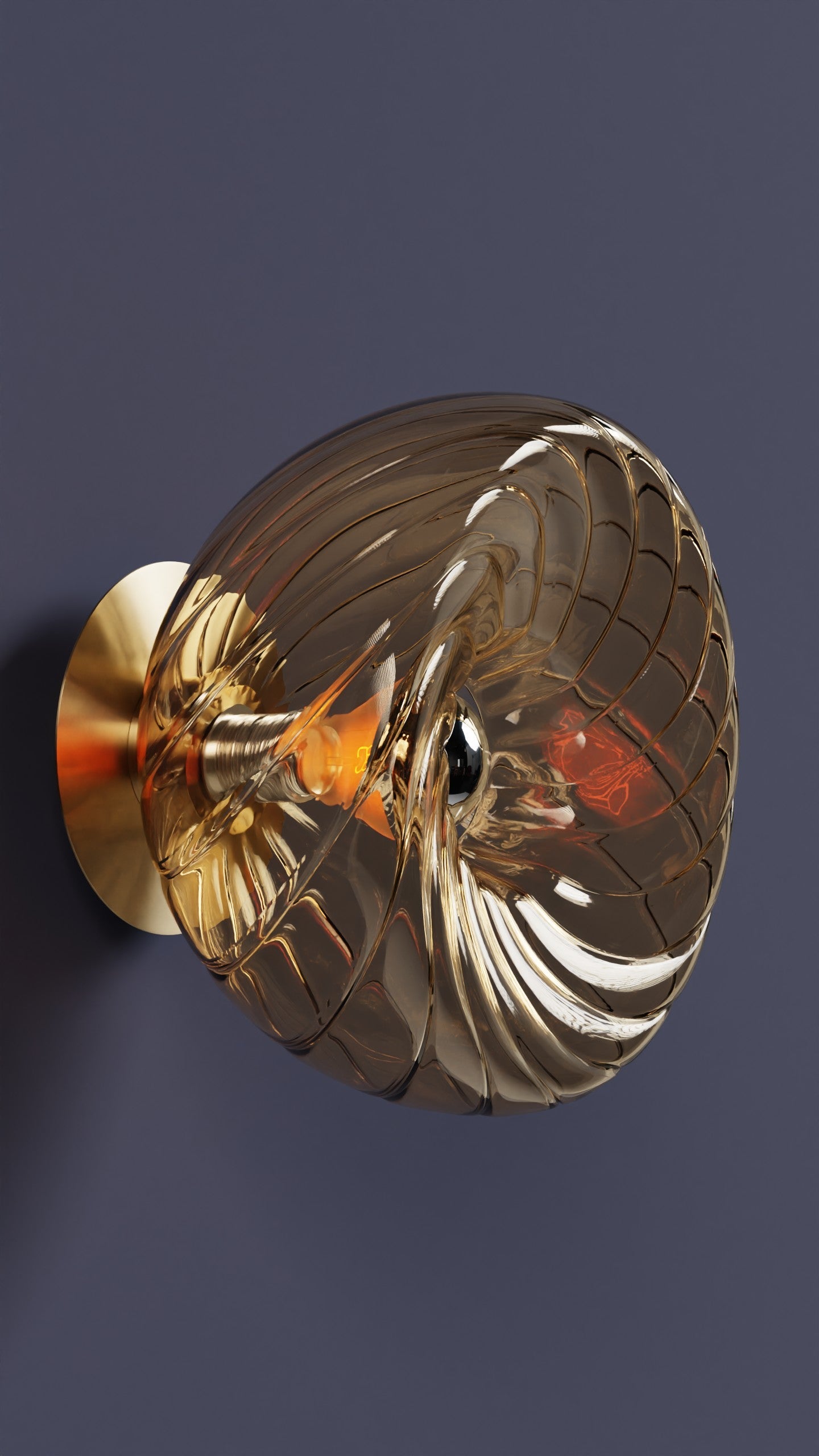 Dönence Bal Cam Aplik Duvar Aydınlatma | ByLamp