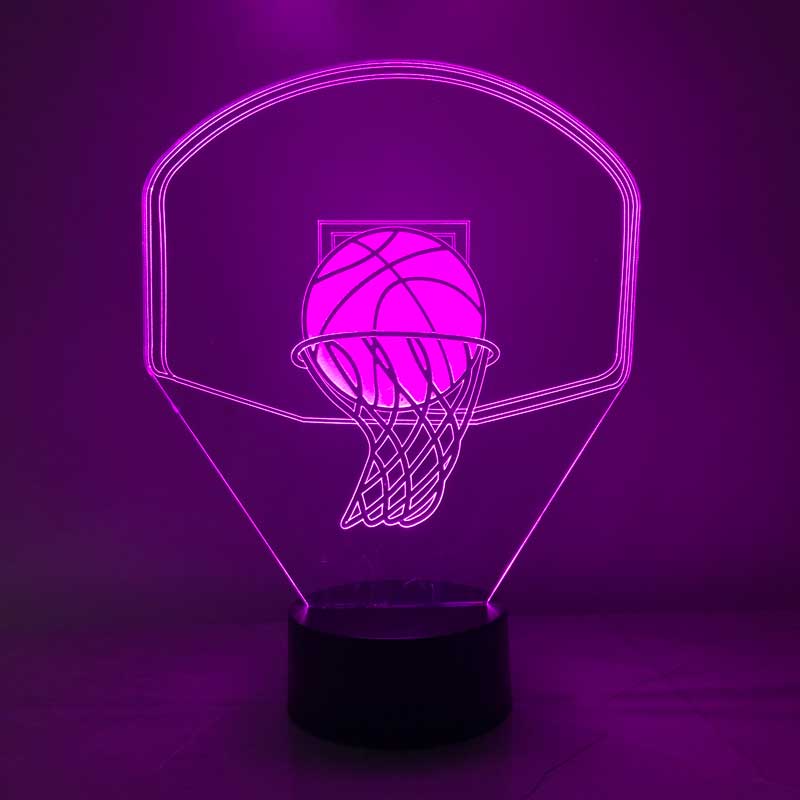 3-D basket crucible LED night light