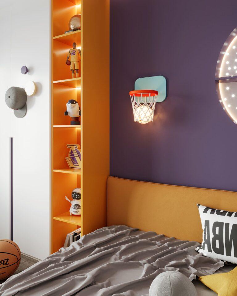 Dekoratif Basketbol Pota Aplik Aydınlatma | ByLamp