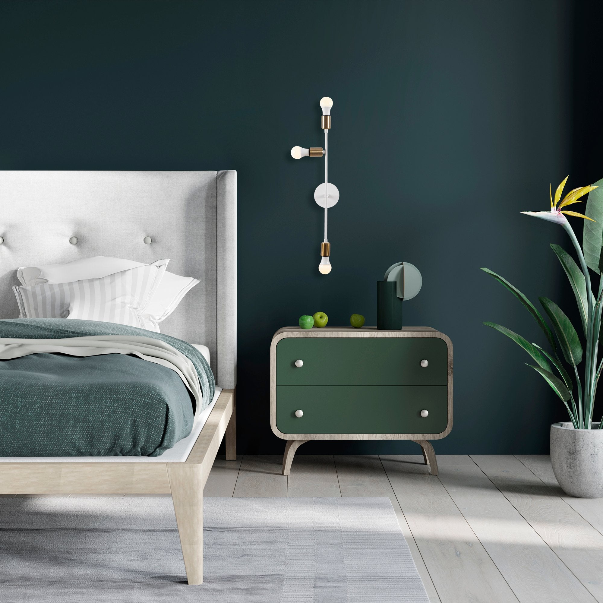 Bedside NUW 3164 Rustik Aplik Duvar Aydınlatma | ByLamp