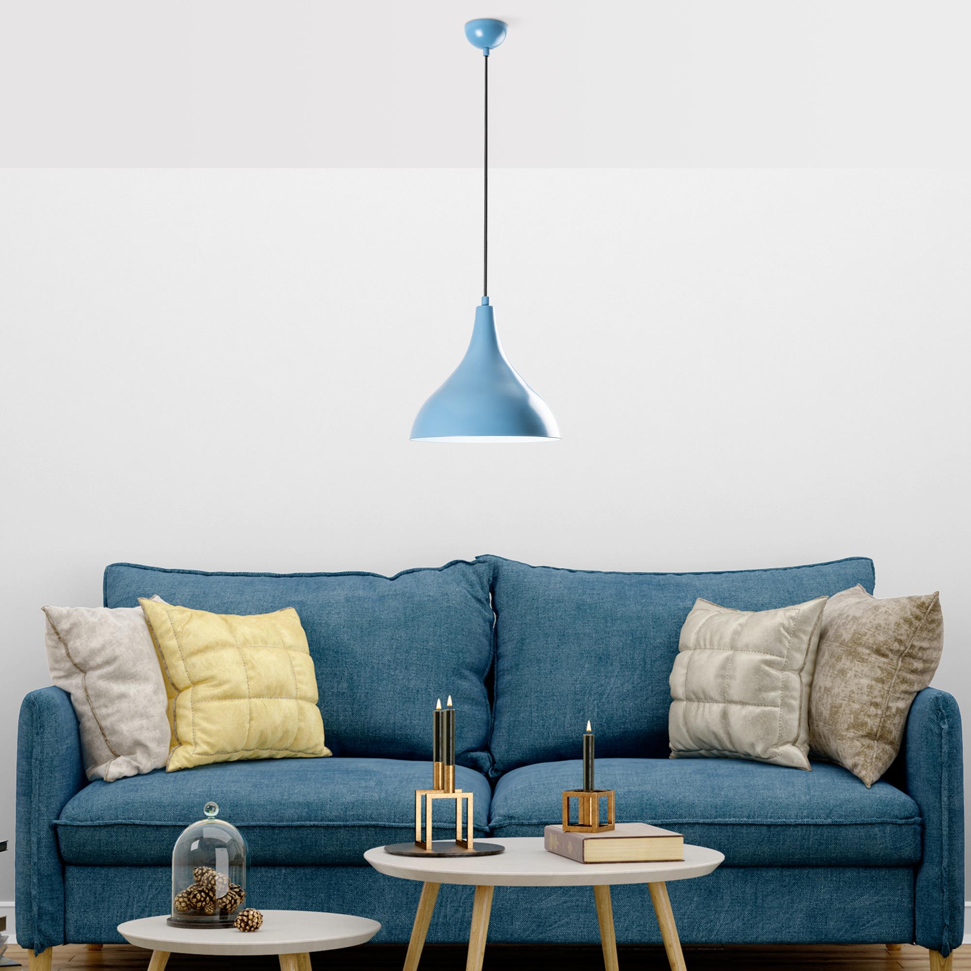 Bitlis N 1395 Açık Mavi Sıvama Sarkıt Aydınlatma | ByLamp