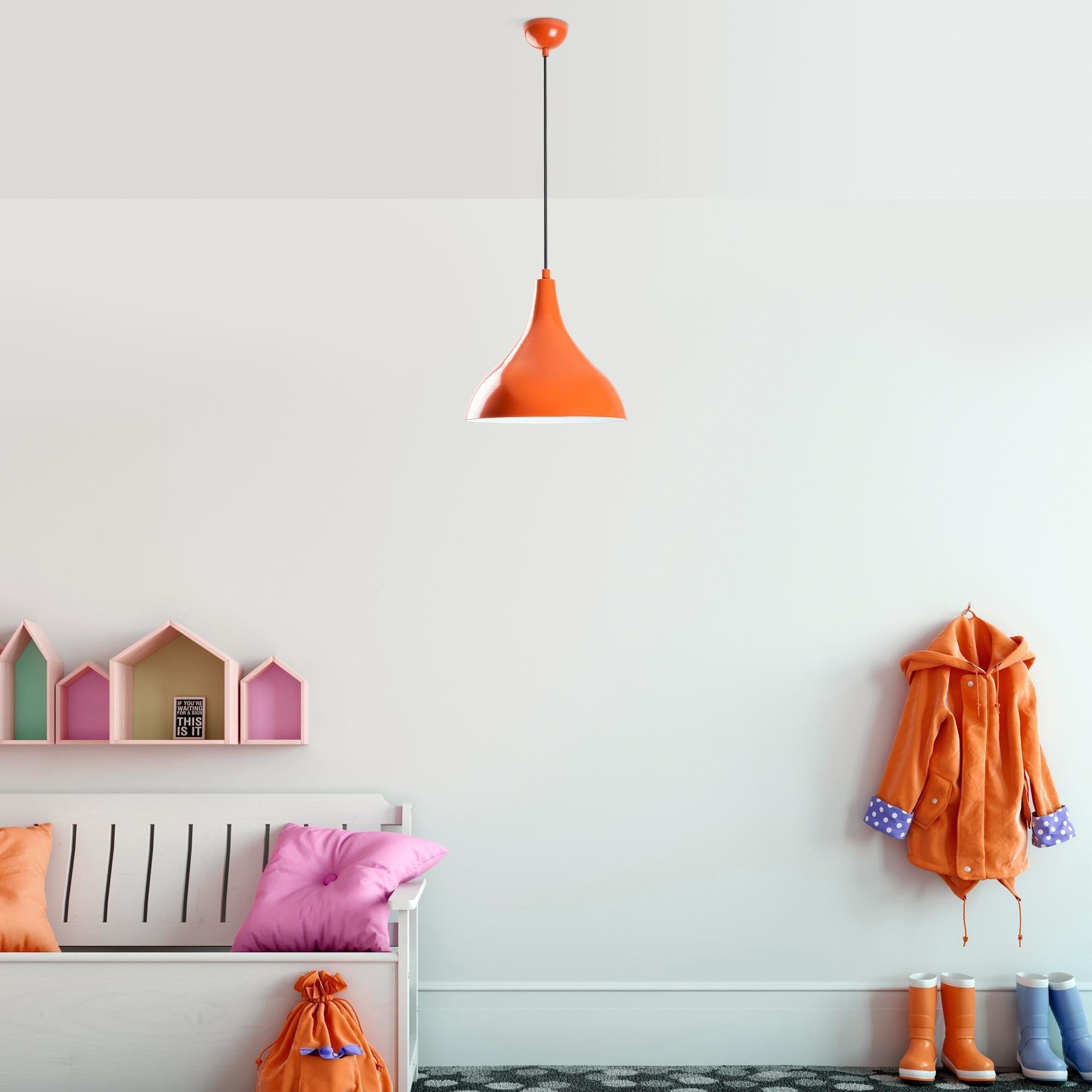 Bitlis N 1395 Turuncu Sıvama Sarkıt Aydınlatma | ByLamp