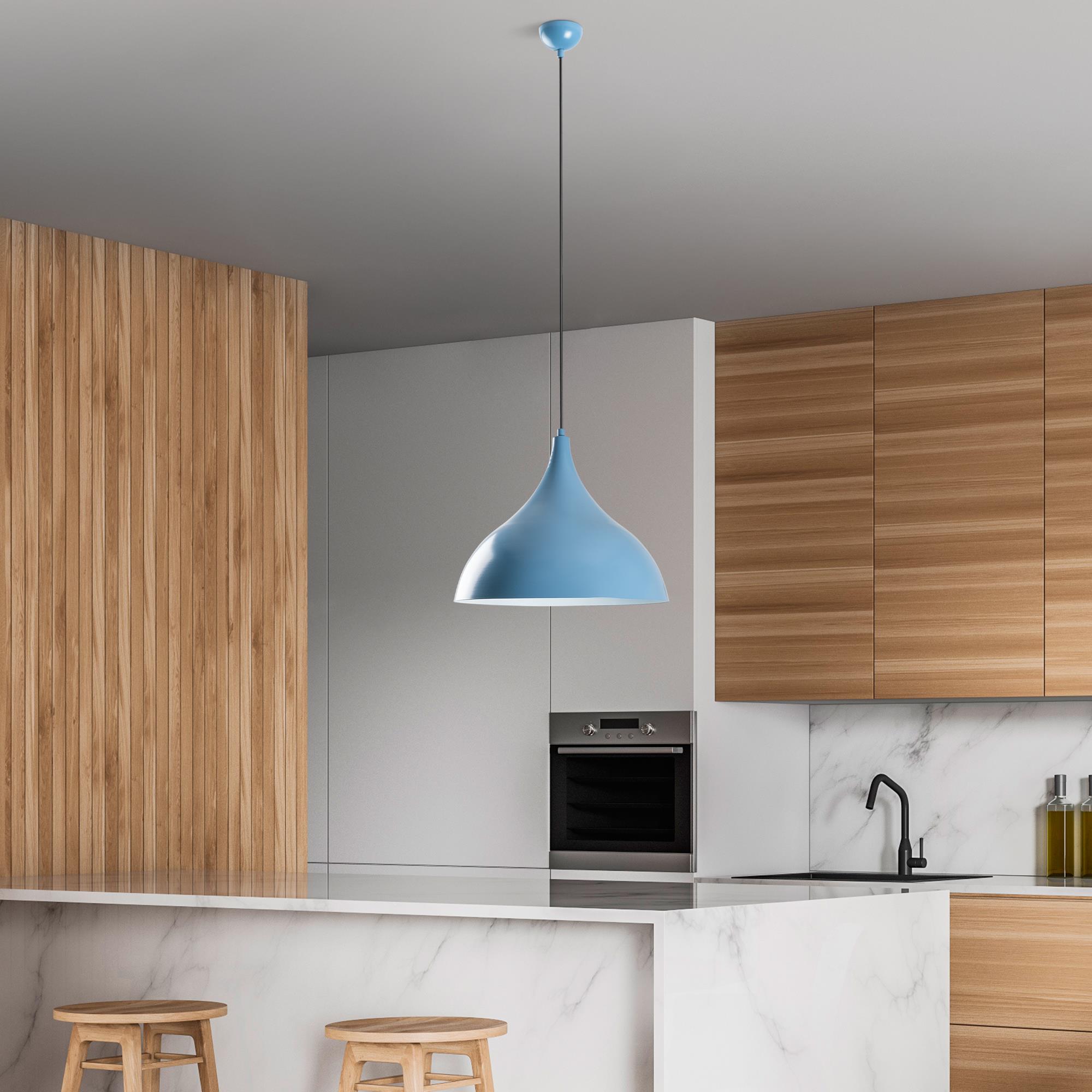 Bitlisim N 1390 Açık Mavi Sıvama Sarkıt Aydınlatma | ByLamp