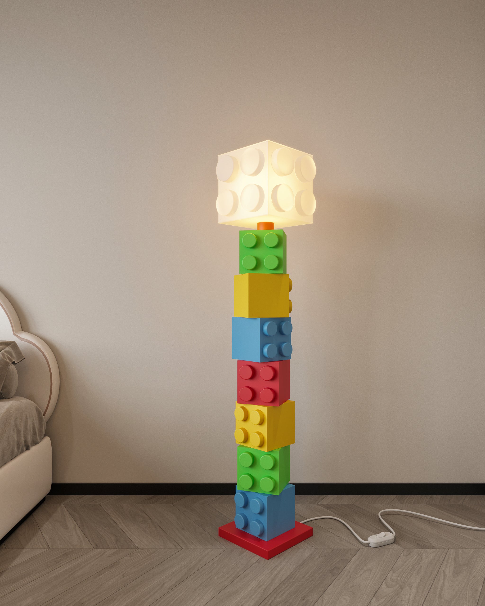 Renkli Blok Lambader | ByLamp