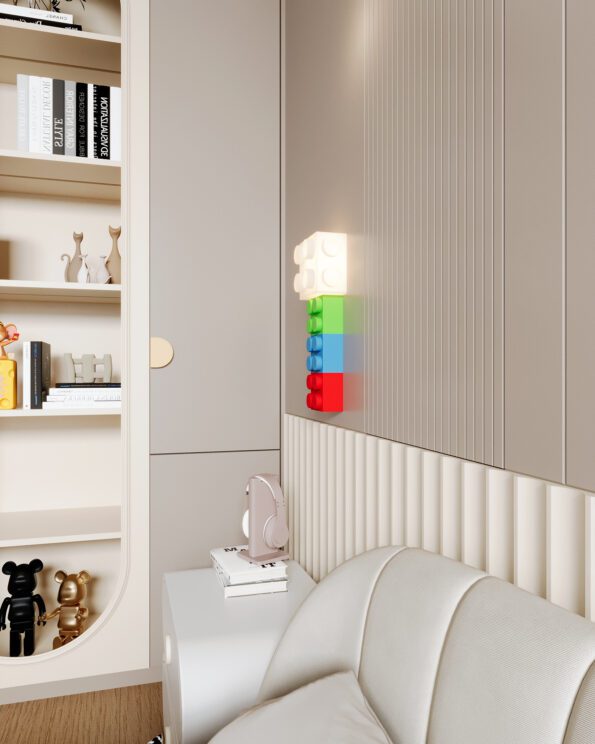 Dekoratif Renkli Blok Aplik Aydınlatma | ByLamp