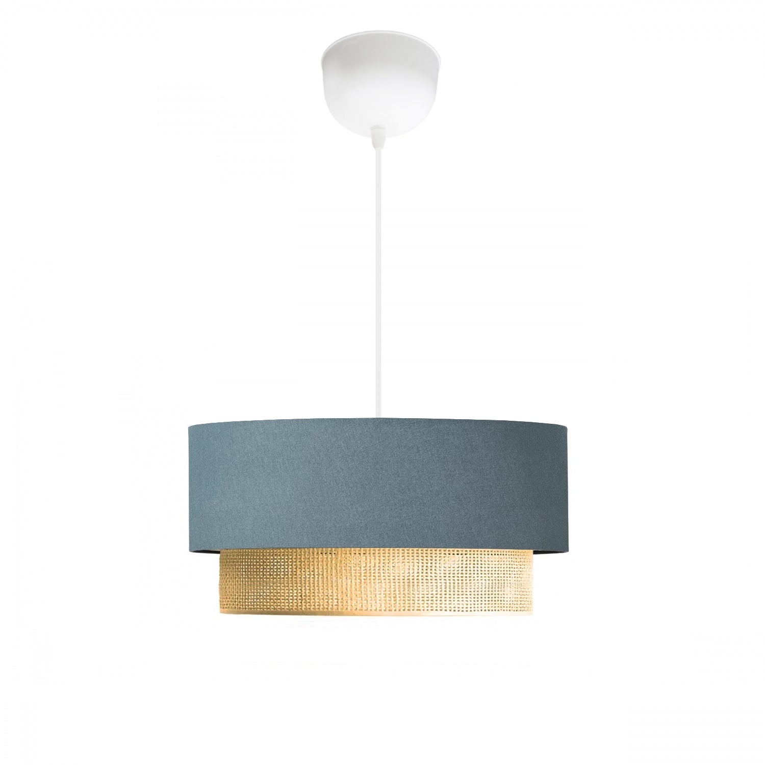 Bohemian Series Blue Fabric Pendant Chandelier | ByLamp