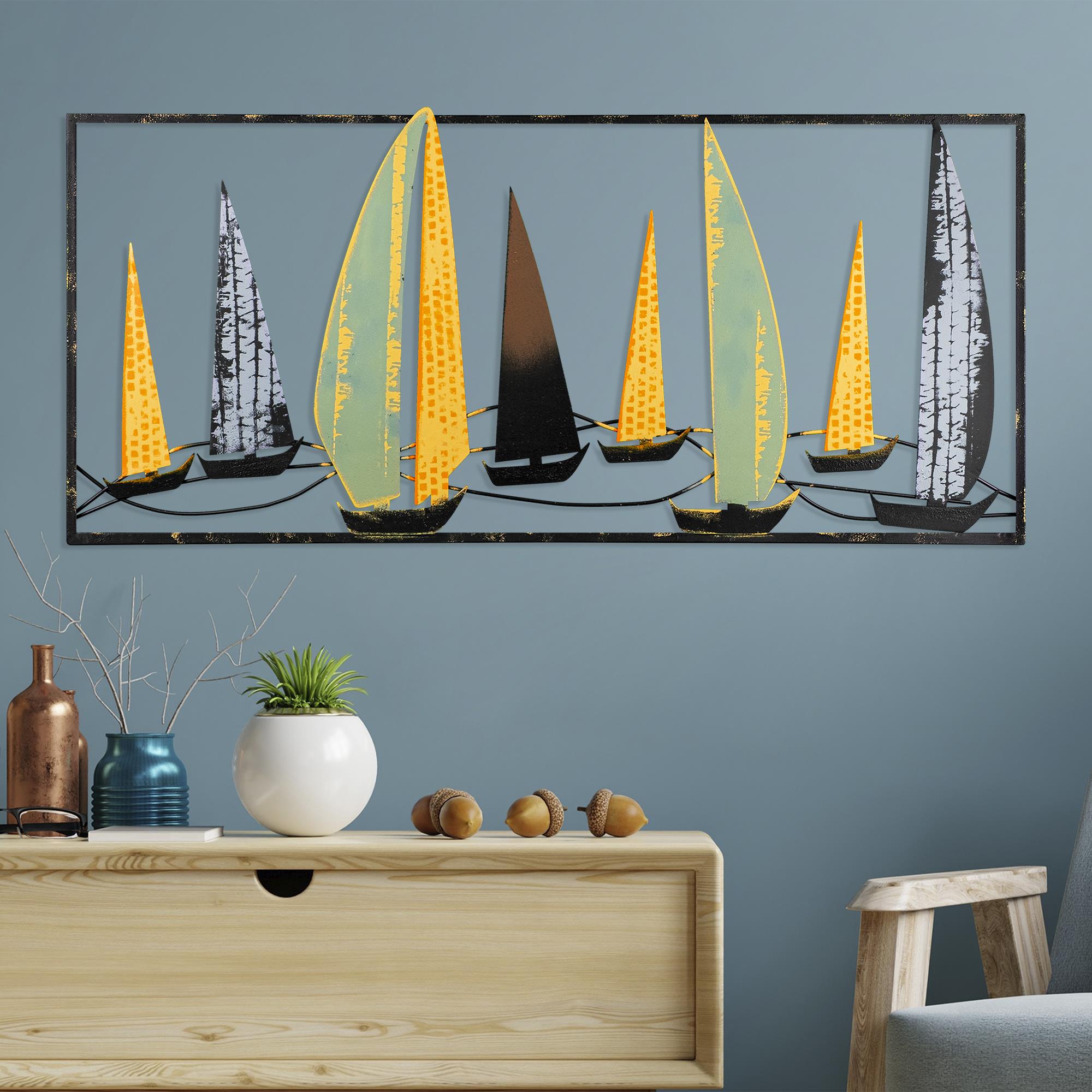 BYS-027-A Dekoratif Metal Duvar Tablosu | ByLamp