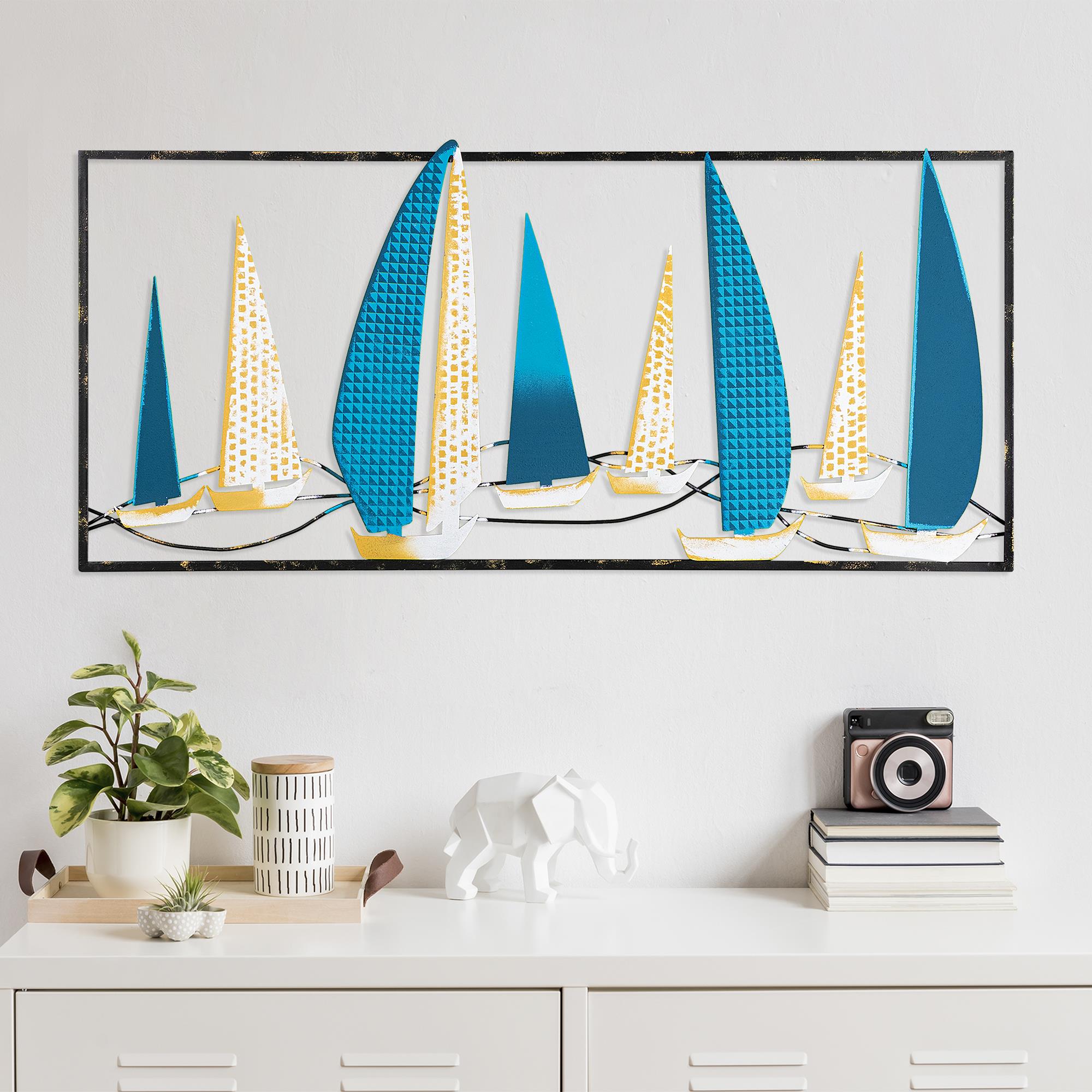 BYS-027-B Dekoratif Metal Duvar Tablosu | ByLamp